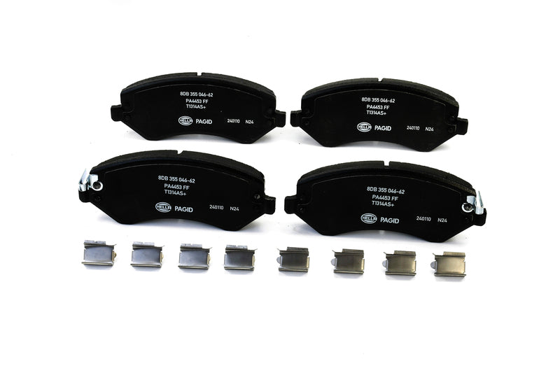 HELLA Brakes Ceramic & Semi-Metallic Disc Brake Pad Set - 355046621