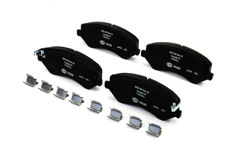 HELLA Brakes Ceramic & Semi-Metallic Disc Brake Pad Set - 355046621