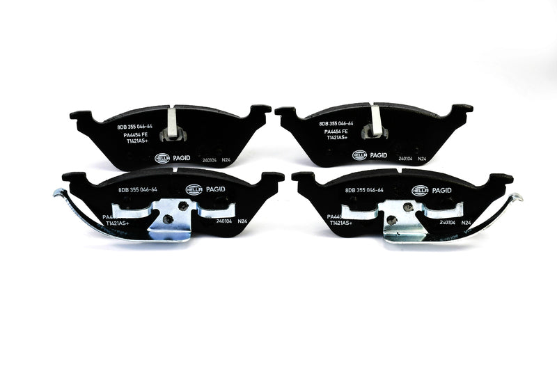 HELLA Brakes Ceramic & Semi-Metallic Disc Brake Pad Set - 355046641
