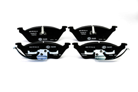 HELLA Brakes Ceramic & Semi-Metallic Disc Brake Pad Set - 355046641