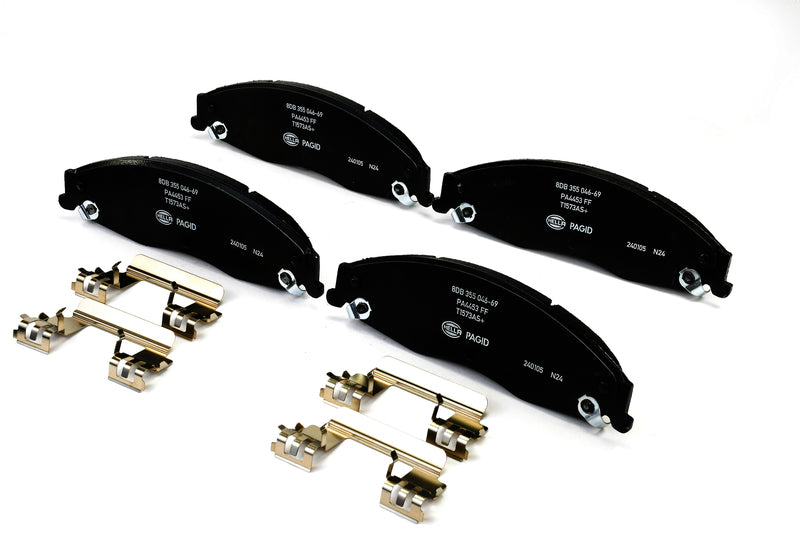 HELLA Brakes Ceramic & Semi-Metallic Disc Brake Pad Set - 355046691