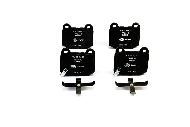 HELLA Brakes Ceramic & Semi-Metallic Disc Brake Pad Set - 355046731