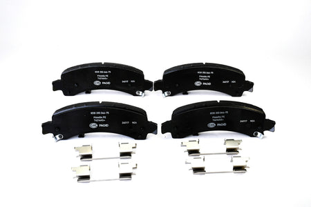 HELLA Brakes Ceramic & Semi-Metallic Disc Brake Pad Set - 355046751