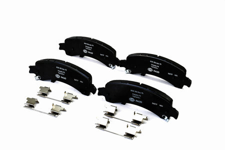 HELLA Brakes Ceramic & Semi-Metallic Disc Brake Pad Set - 355046751