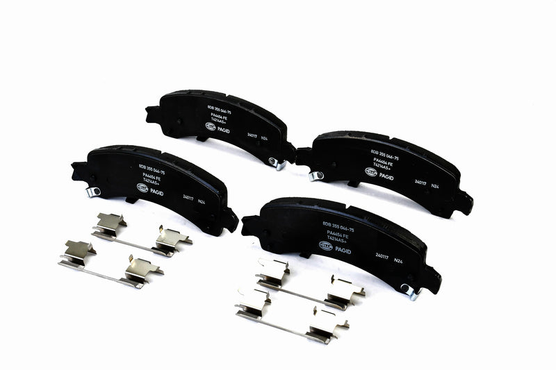 HELLA Brakes Ceramic & Semi-Metallic Disc Brake Pad Set - 355046751