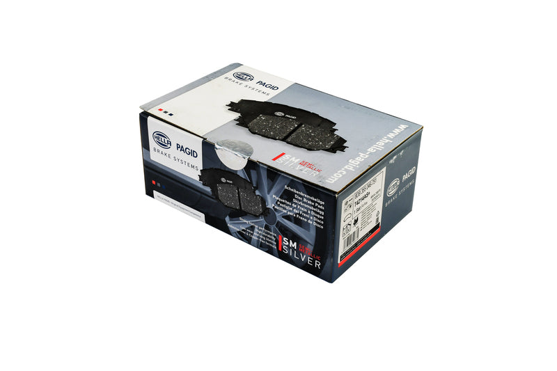 HELLA Brakes Ceramic & Semi-Metallic Disc Brake Pad Set - 355046751