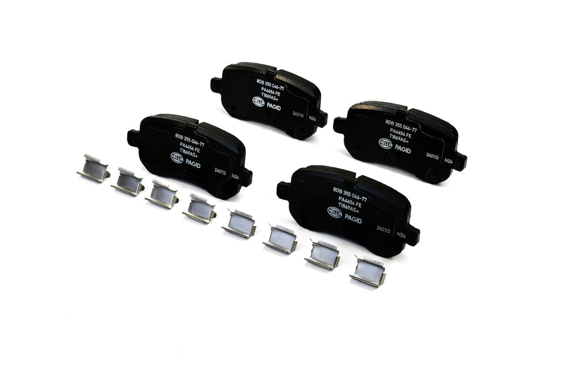 HELLA Brakes Ceramic & Semi-Metallic Disc Brake Pad Set - 355046771