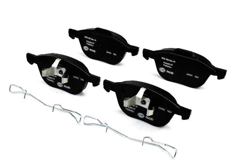 HELLA Brakes Ceramic & Semi-Metallic Disc Brake Pad Set - 355046791