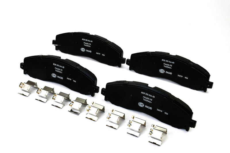 HELLA Brakes Ceramic & Semi-Metallic Disc Brake Pad Set - 355046831