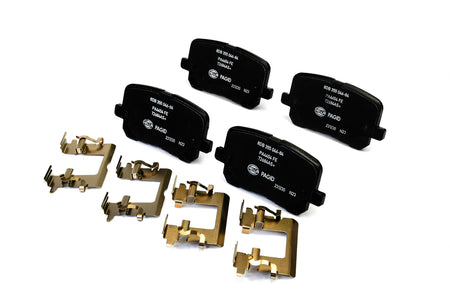 HELLA Brakes Ceramic & Semi-Metallic Disc Brake Pad Set - 355046841