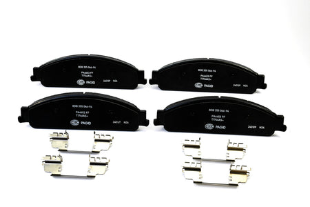 HELLA Brakes Ceramic & Semi-Metallic Disc Brake Pad Set - 355046941