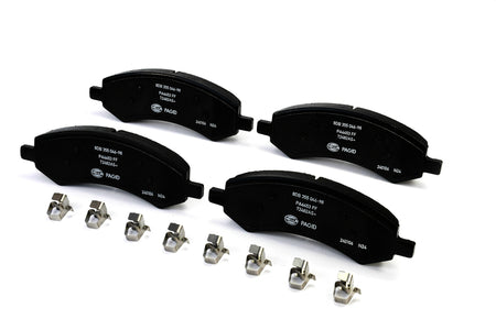 HELLA Brakes Ceramic & Semi-Metallic Disc Brake Pad Set - 355046981