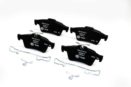 HELLA Brakes Ceramic & Semi-Metallic Disc Brake Pad Set - 355047011