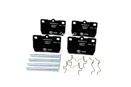 HELLA Brakes Ceramic & Semi-Metallic Disc Brake Pad Set - 355047021