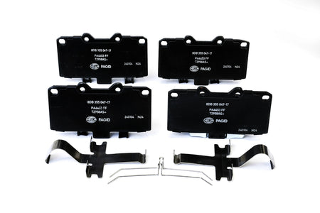 HELLA Brakes Ceramic & Semi-Metallic Disc Brake Pad Set - 355047171