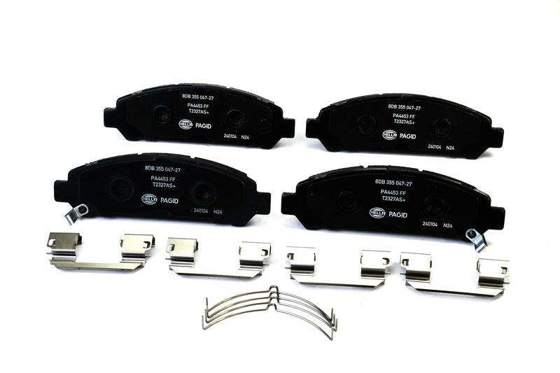 HELLA Brakes Ceramic & Semi-Metallic Disc Brake Pad Set - 355047271