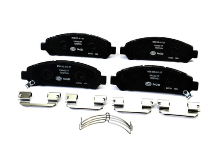 HELLA Brakes Ceramic & Semi-Metallic Disc Brake Pad Set - 355047271