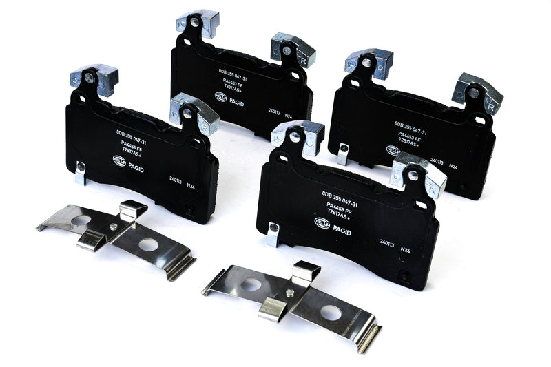HELLA Brakes Ceramic & Semi-Metallic Disc Brake Pad Set - 355047311