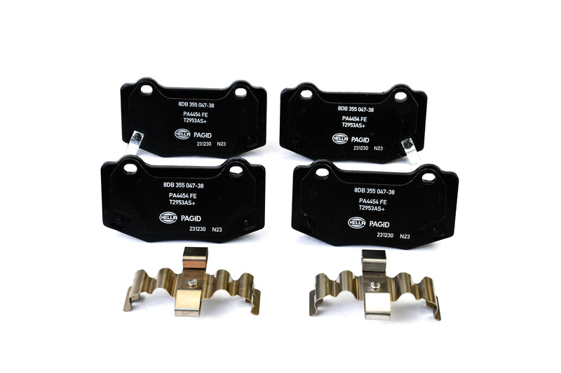 HELLA Brakes Ceramic & Semi-Metallic Disc Brake Pad Set - 355047381