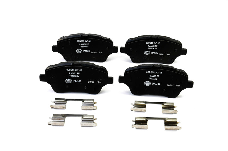 HELLA Brakes Ceramic & Semi-Metallic Disc Brake Pad Set - 355047401