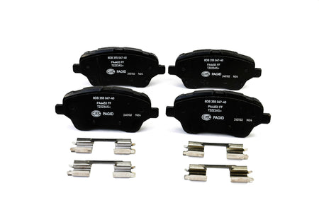 HELLA Brakes Ceramic & Semi-Metallic Disc Brake Pad Set - 355047401