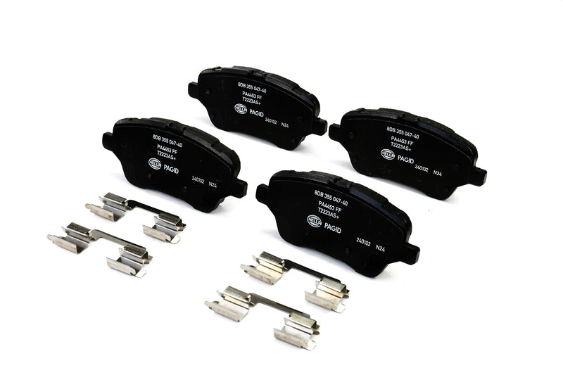 HELLA Brakes Ceramic & Semi-Metallic Disc Brake Pad Set - 355047401