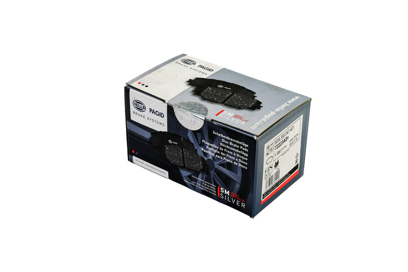 HELLA Brakes Ceramic & Semi-Metallic Disc Brake Pad Set - 355047401