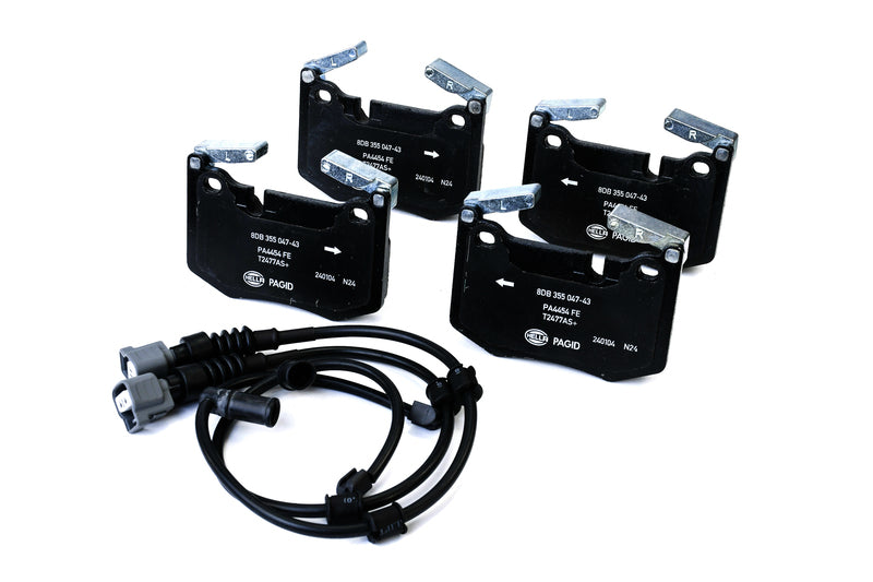 HELLA Brakes Ceramic & Semi-Metallic Disc Brake Pad Set - 355047431
