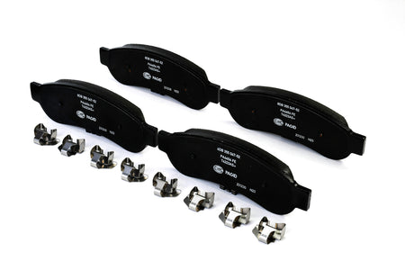 HELLA Brakes Ceramic & Semi-Metallic Disc Brake Pad Set - 355047521