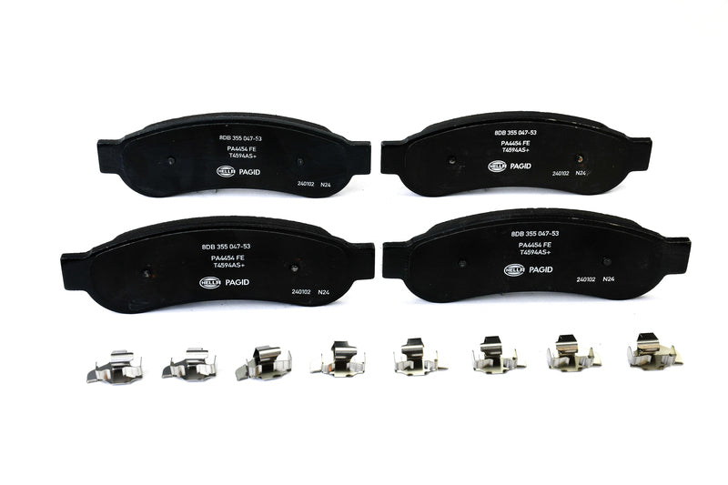HELLA Brakes Ceramic & Semi-Metallic Disc Brake Pad Set - 355047531