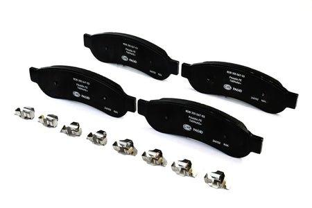 HELLA Brakes Ceramic & Semi-Metallic Disc Brake Pad Set - 355047531