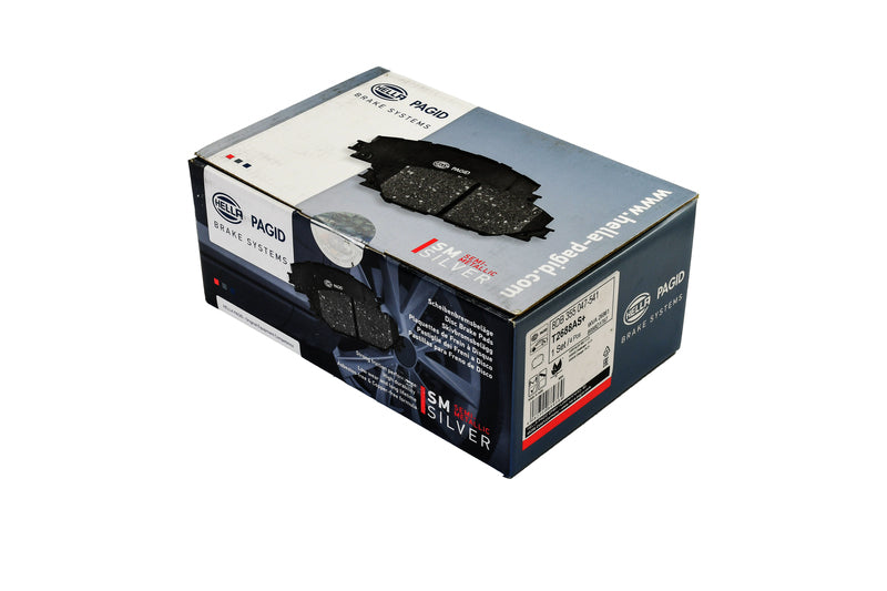 HELLA Brakes Ceramic & Semi-Metallic Disc Brake Pad Set - 355047541