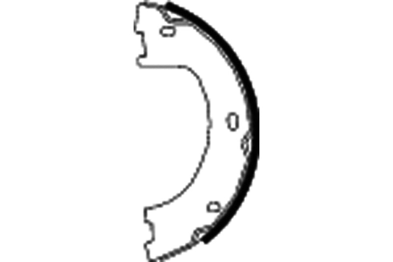 HELLA Brakes PARK BRAKE SHOE SET - 355050071