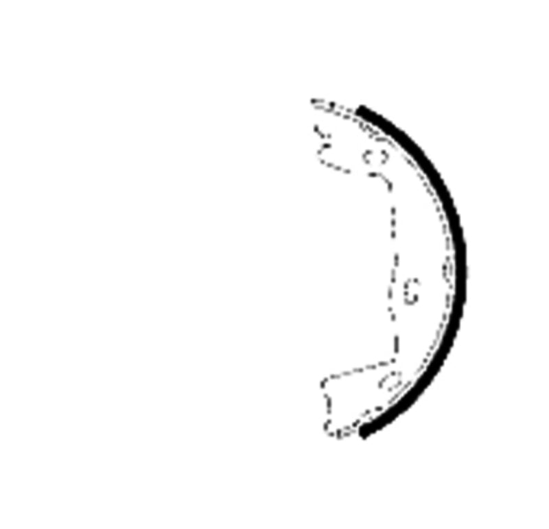 HELLA Brakes PARK BRAKE SHOE SET - 355050321