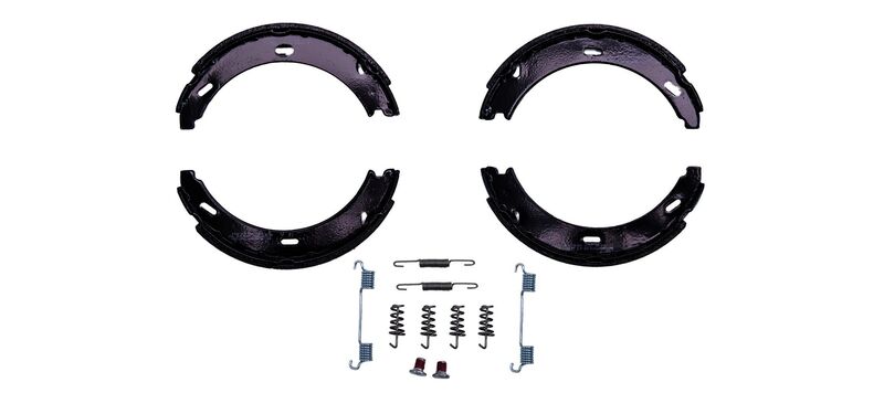 HELLA Brakes PARK BRAKE SHOE SET - 355050431