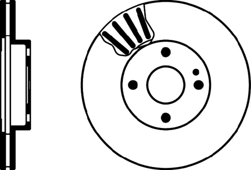 HELLA Brakes DISC BRAKE ROTOR - 355103181