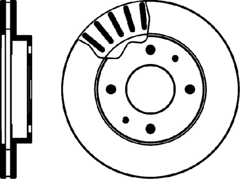 HELLA Brakes DISC BRAKE ROTOR - 355103291