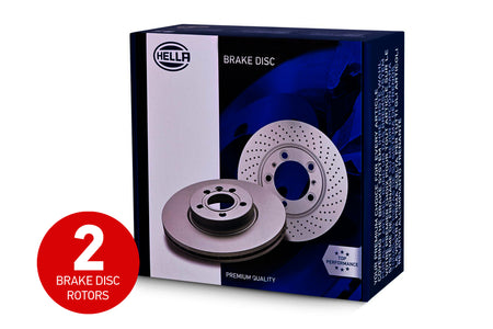 HELLA Brakes DISC BRAKE ROTOR - 355122791