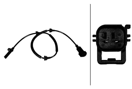 HELLA ABS Wheel Speed Sensor - 358216451