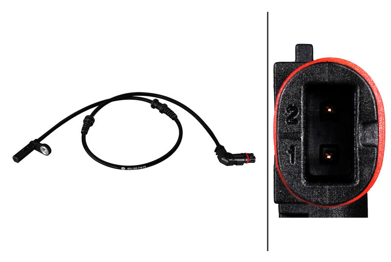 HELLA ABS Wheel Speed Sensor - 358216731