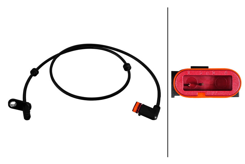 HELLA ABS Wheel Speed Sensor - 358216741