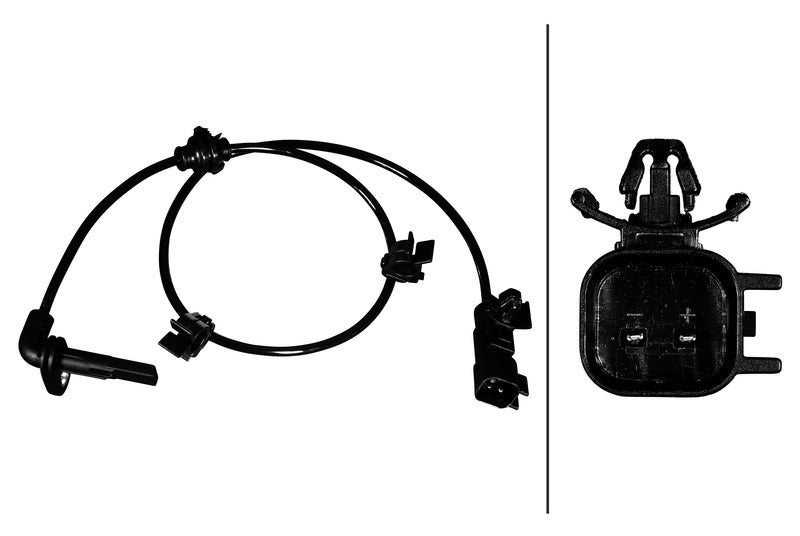 HELLA ABS Wheel Speed Sensor - 358217591