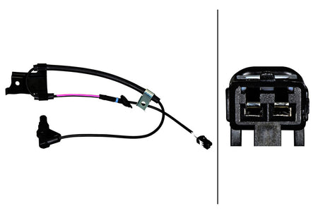 HELLA ABS Wheel Speed Sensor - 358217721
