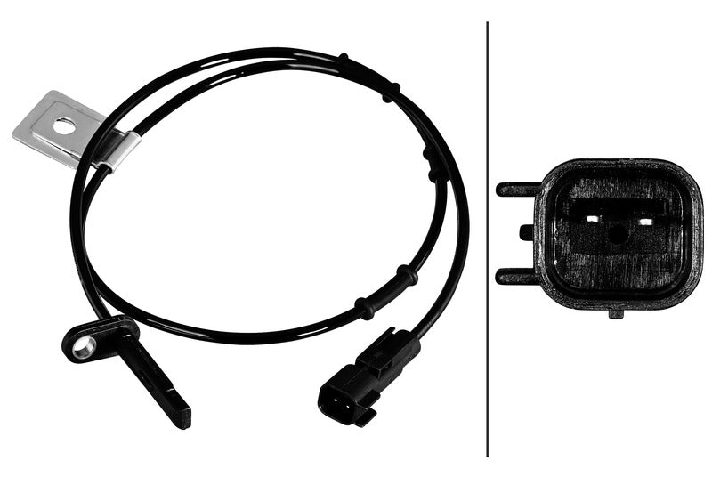 HELLA ABS Wheel Speed Sensor - 358218591