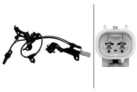 HELLA ABS Wheel Speed Sensor - 358218811