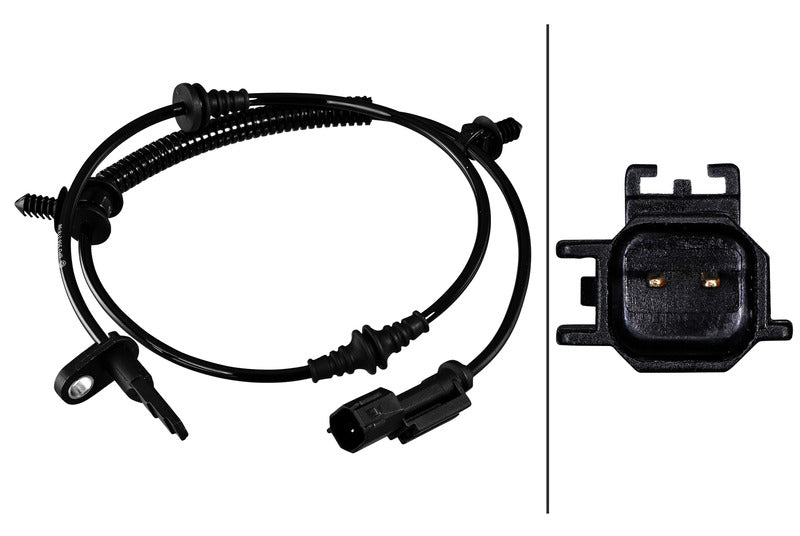 HELLA ABS Wheel Speed Sensor - 358218981