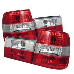 Spyder Auto 5000491 Euro Style Tail Lights - Red Clear