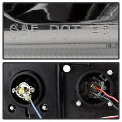 Spyder Auto 5009463 Projector Headlights - LED Halo - Amber Reflector - Chrome