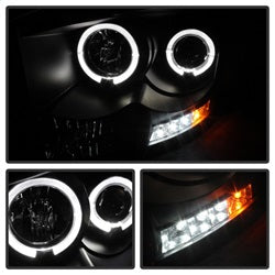 Spyder Auto 5010001 Projector Headlights - LED Halo - Black