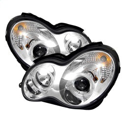 Spyder Auto 5011268 Projector Headlights - LED Halo - Chrome